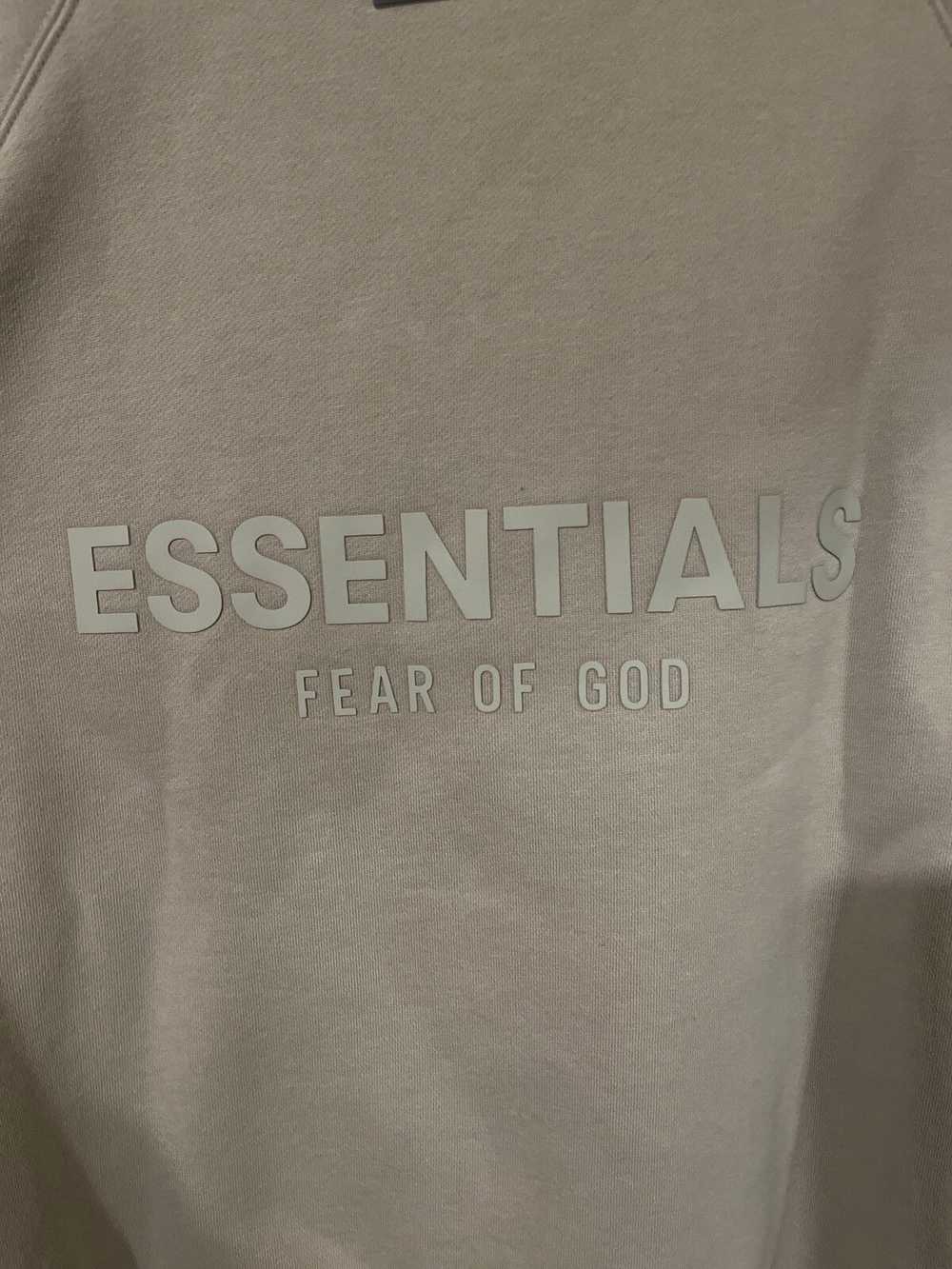 Fear of God Fear of God Essentials moss pullover … - image 3