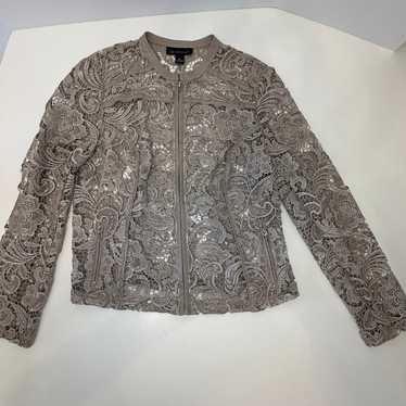 INC International Concepts Lace Dress Jacket L