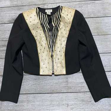 Hobby Horse Womens Cropped Show Suit Jacket Blaze… - image 1