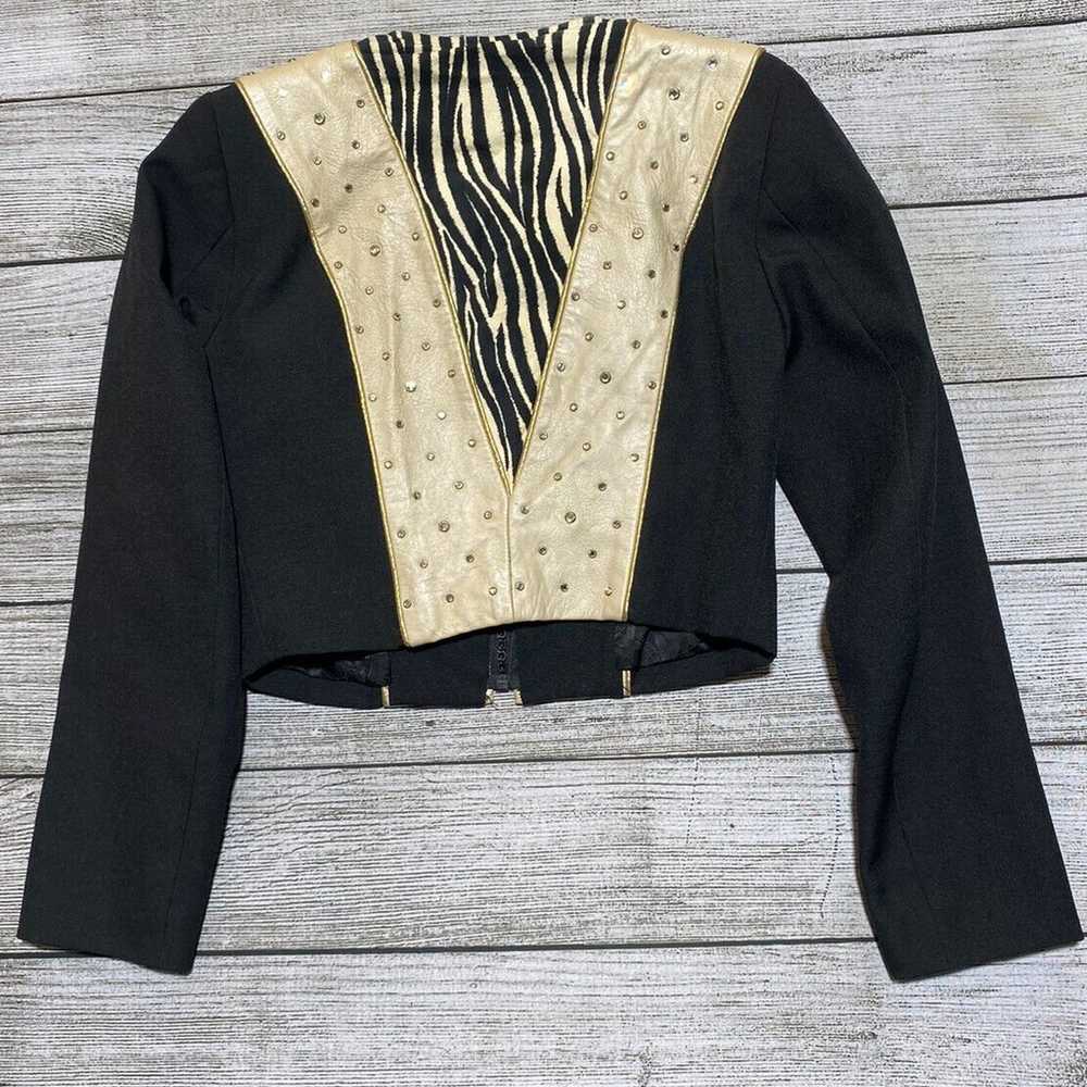 Hobby Horse Womens Cropped Show Suit Jacket Blaze… - image 2