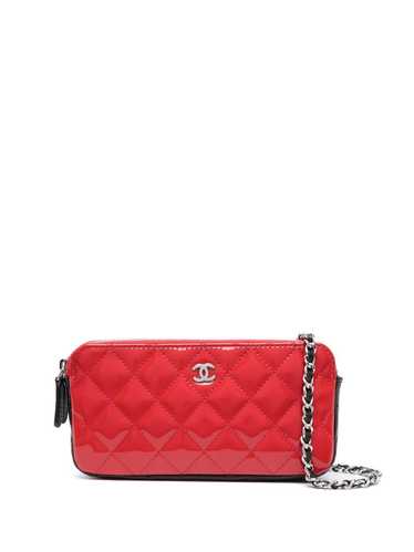 CHANEL Pre-Owned CC Double Zip wallet-on-chain - B