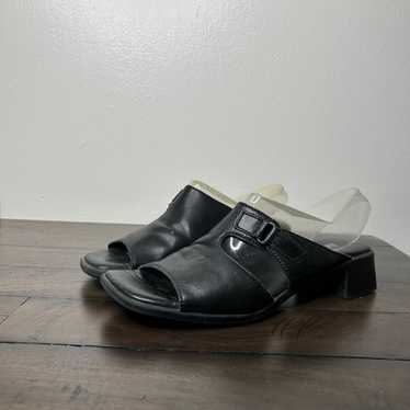 Vintage 90s 1990s 2000s y2k square toe sandals sho
