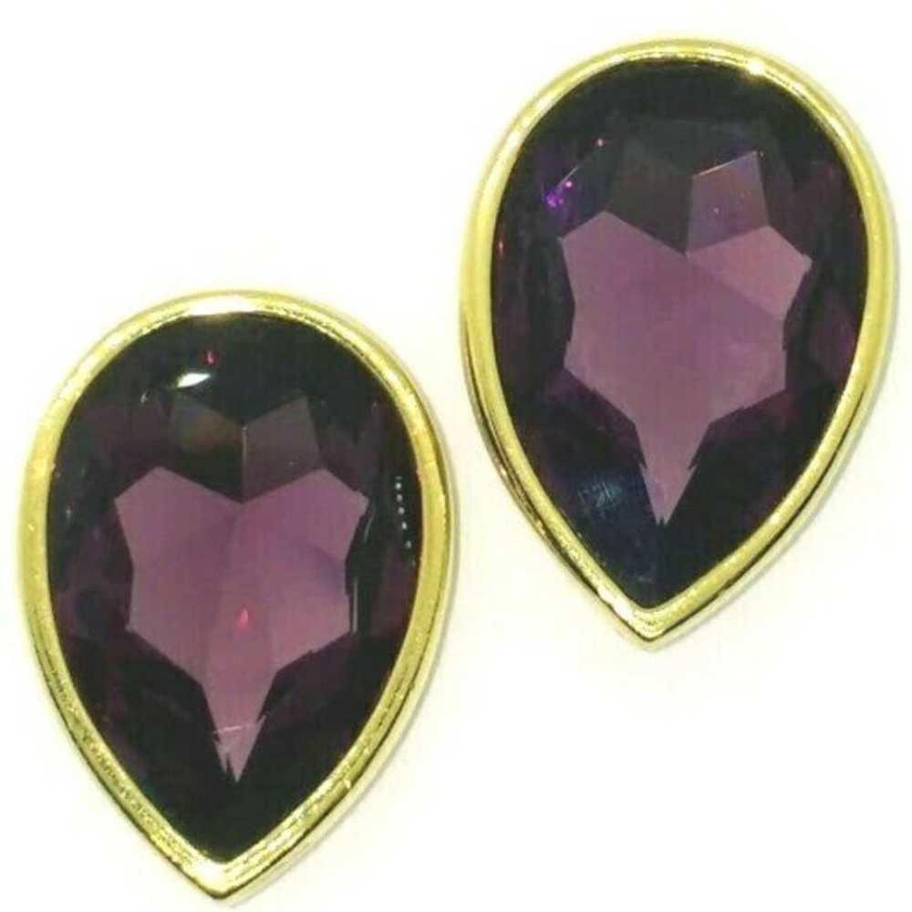 Lovely Vintage Purple Swarovski Crystal Rhineston… - image 2