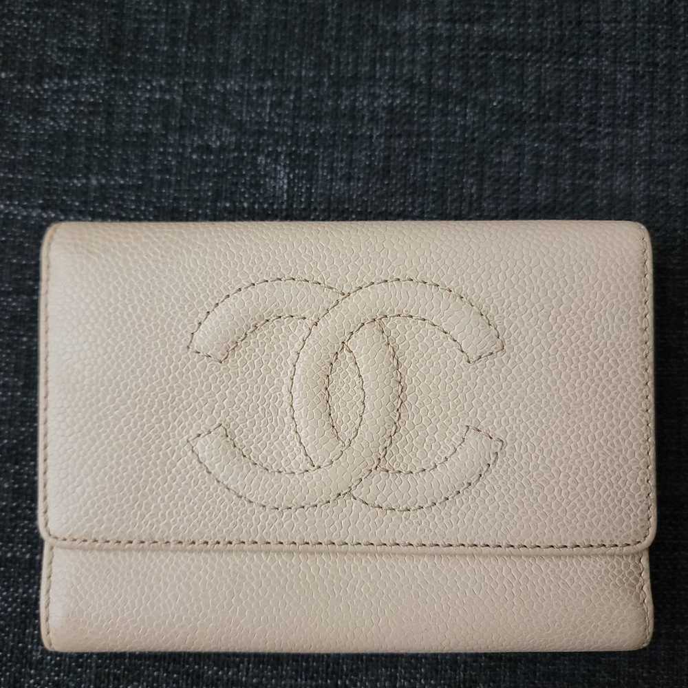 Chanel Caviar Trifold Wallet - image 2
