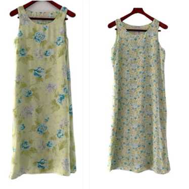 Vintage Y2K Reversible Floral Cottagecore Dress - image 1