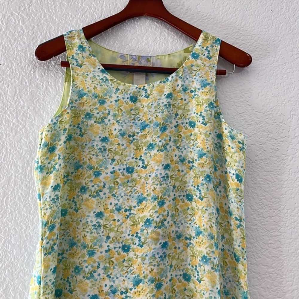 Vintage Y2K Reversible Floral Cottagecore Dress - image 9