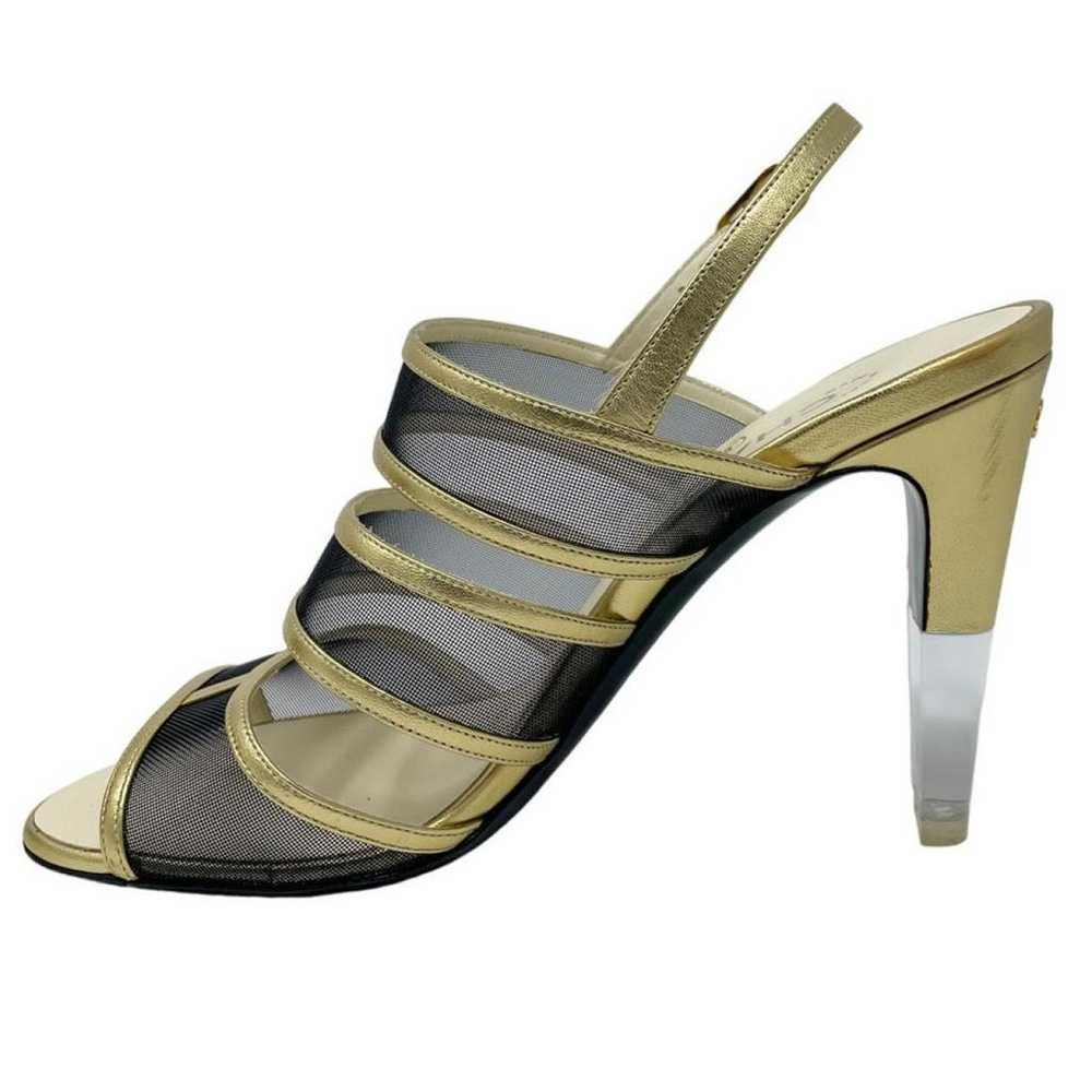 Chanel Leather sandal - image 10