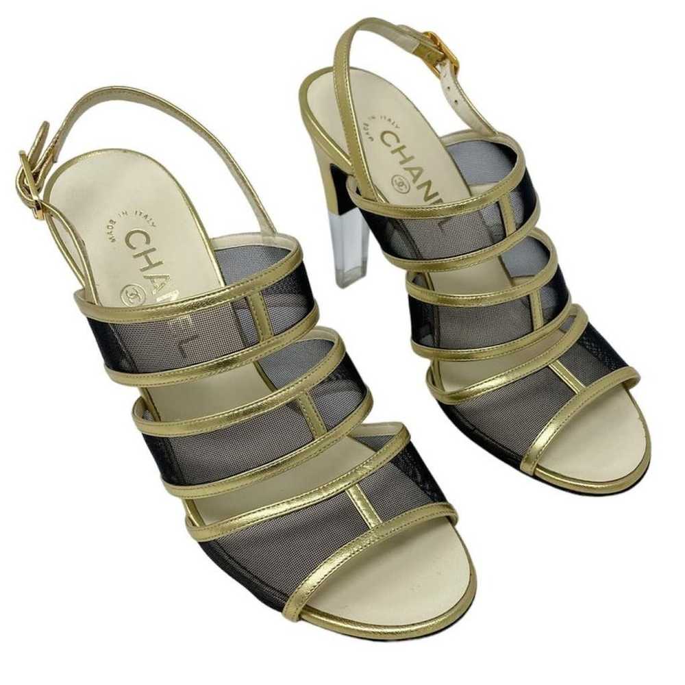 Chanel Leather sandal - image 12