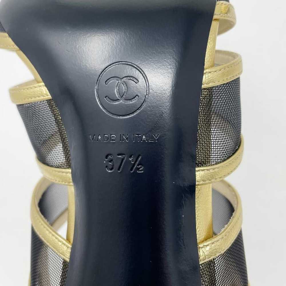 Chanel Leather sandal - image 3