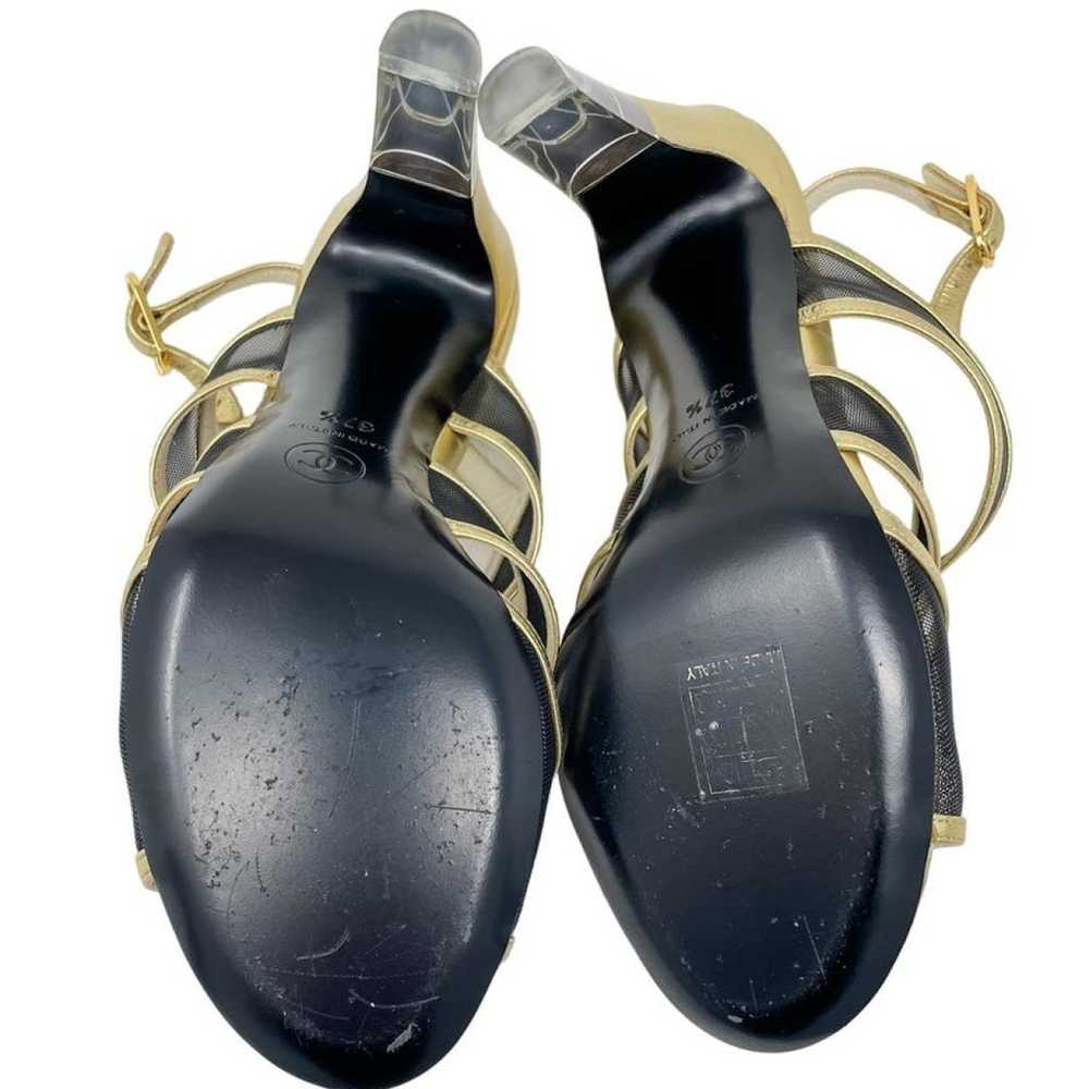 Chanel Leather sandal - image 6