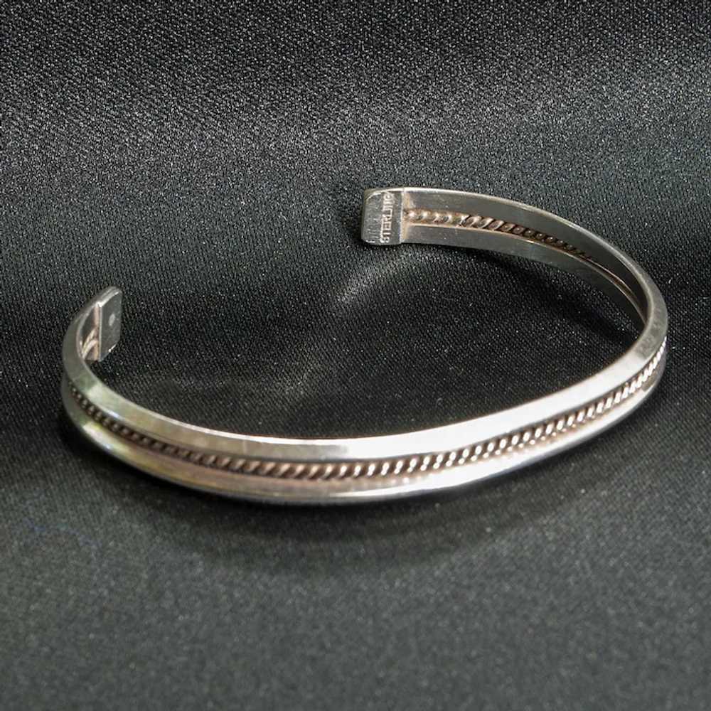 Mexican Sterling Silver Designer Bracelet - image 4