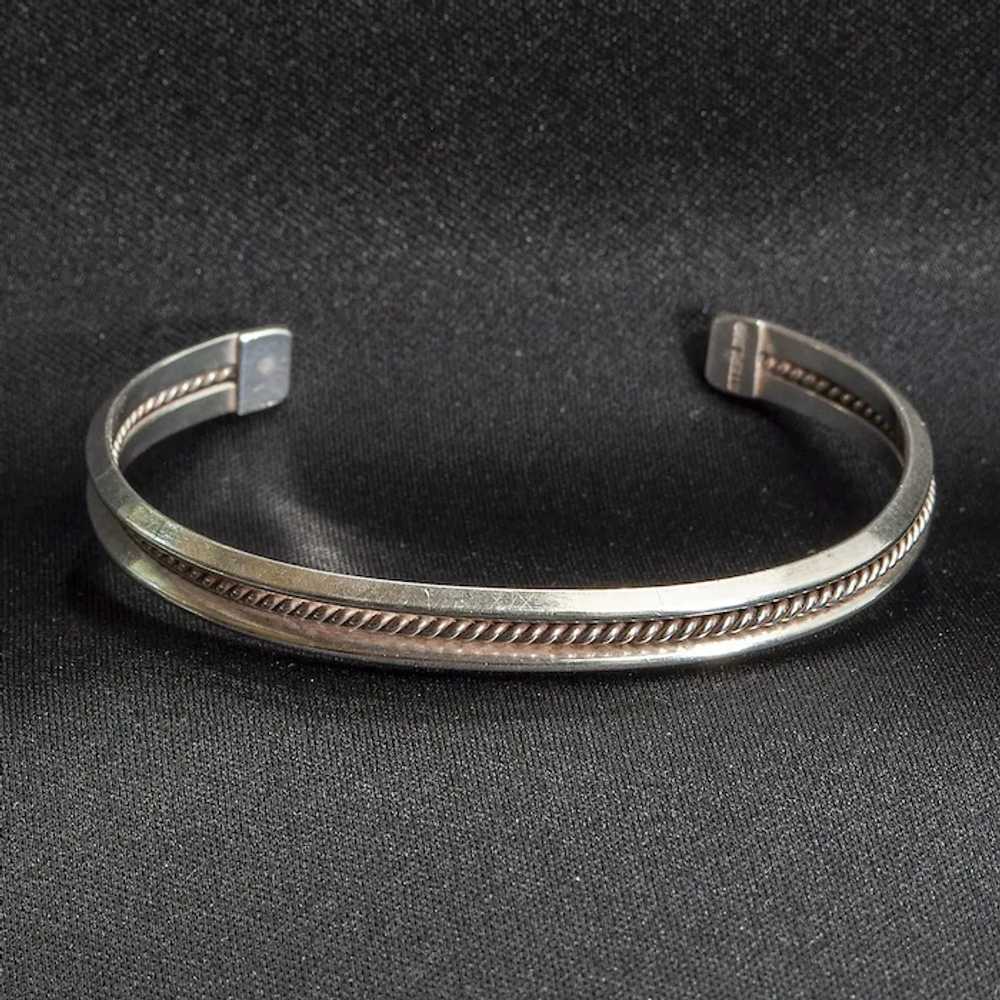 Mexican Sterling Silver Designer Bracelet - image 5