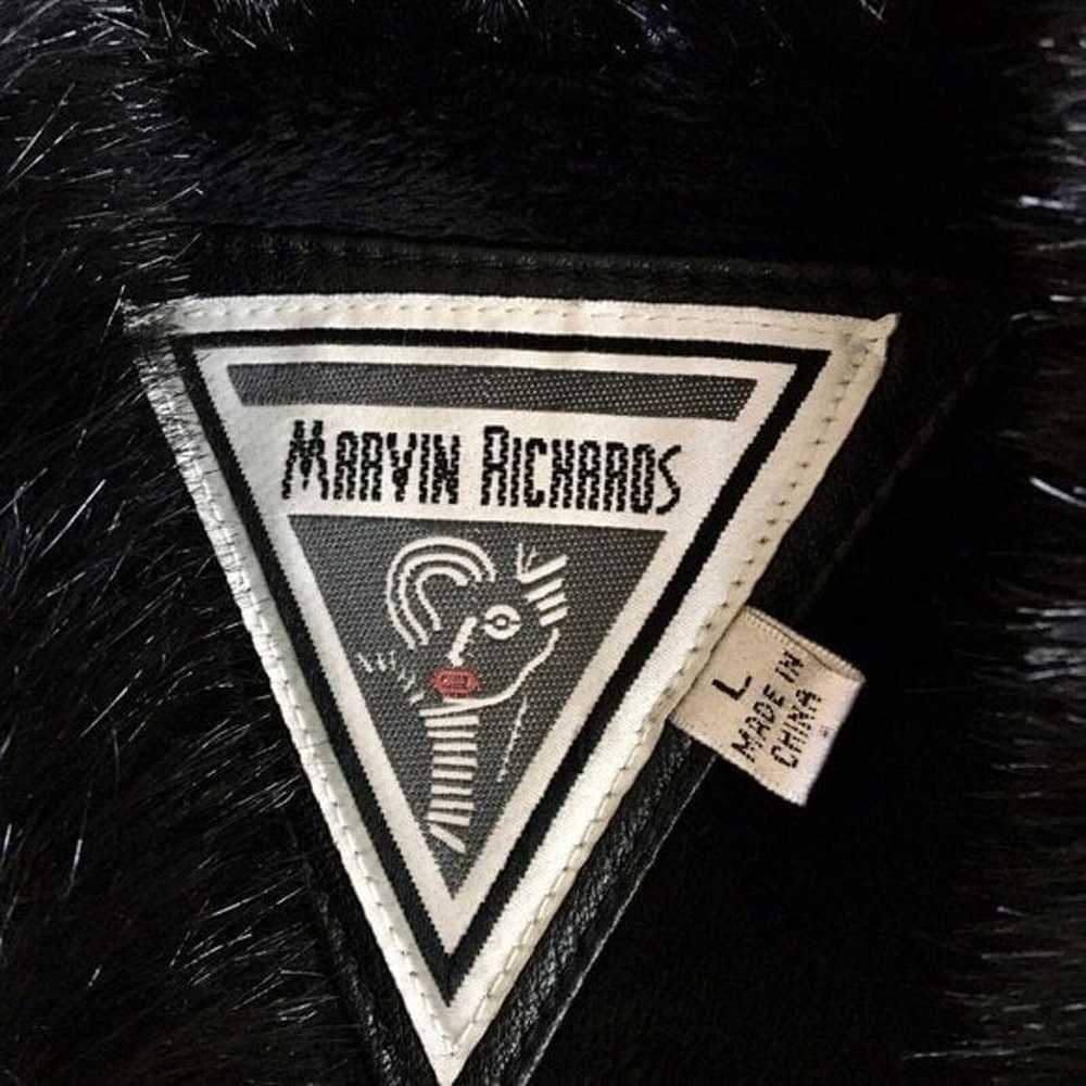 Marvin Richards Women's Black Genuine Leather Fau… - image 5