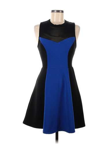 Material Girl Women Blue Casual Dress M