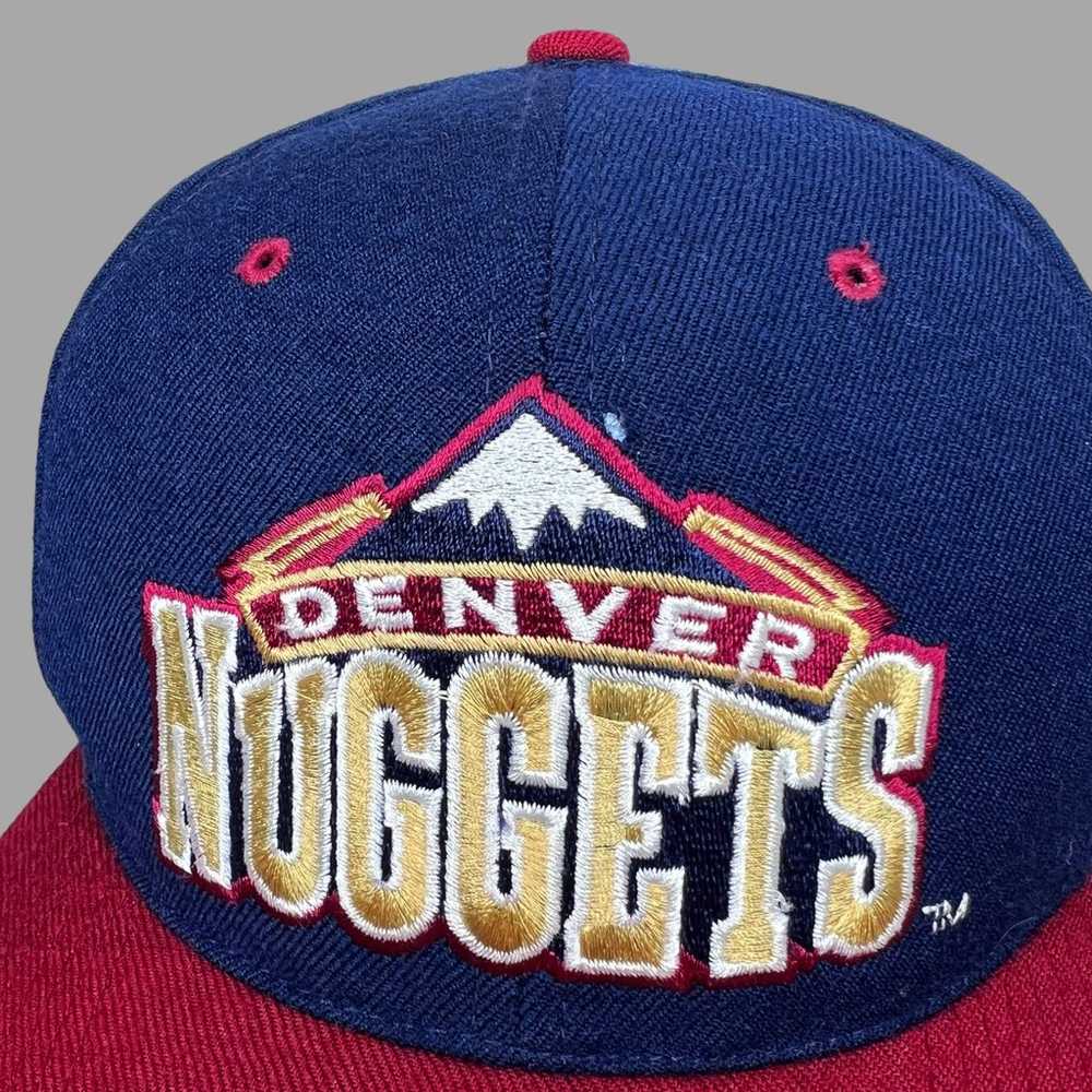 Vintage 1990s NBA Denver Nuggets Logo Wool G Cap … - image 2