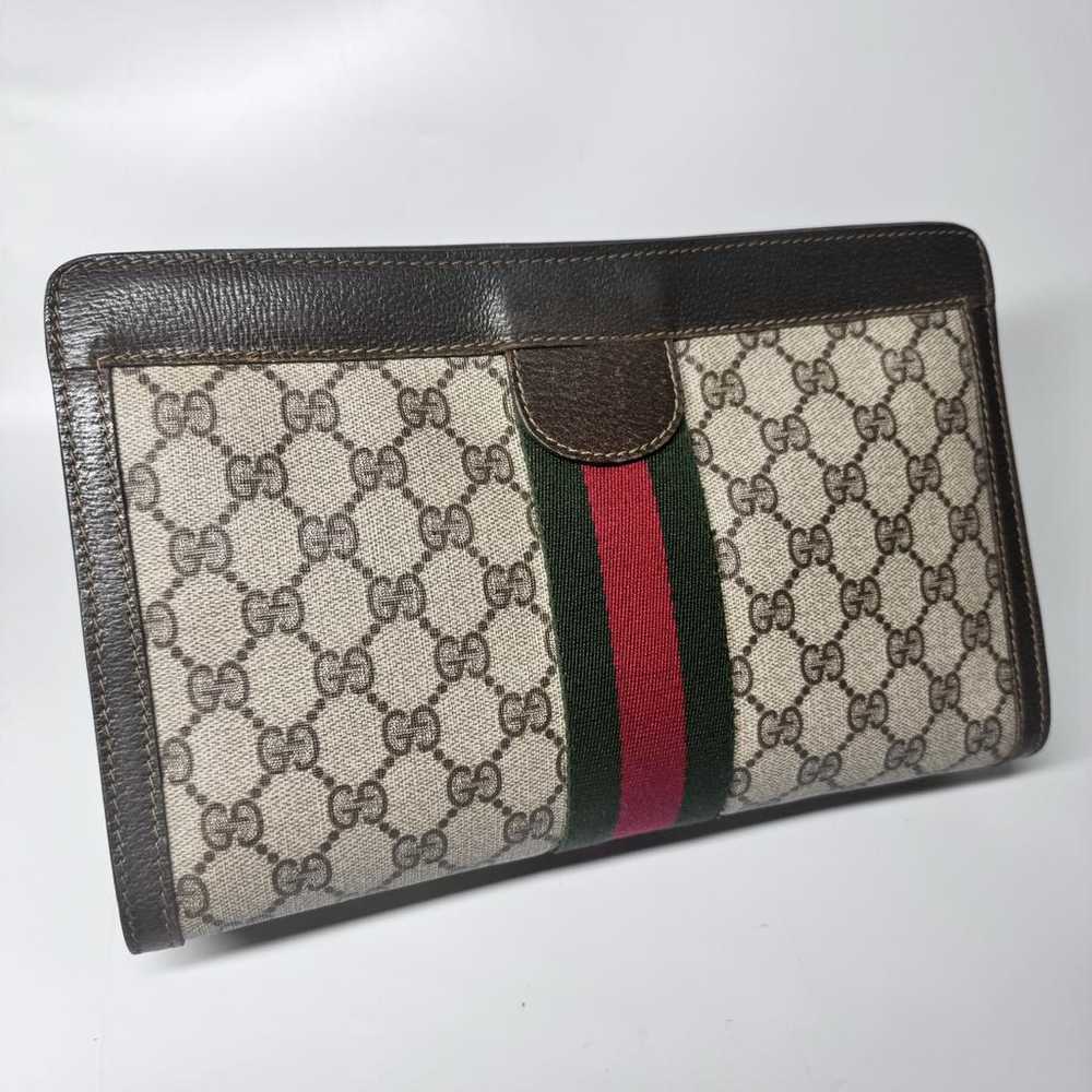 Gucci Ophidia leather clutch bag - image 2