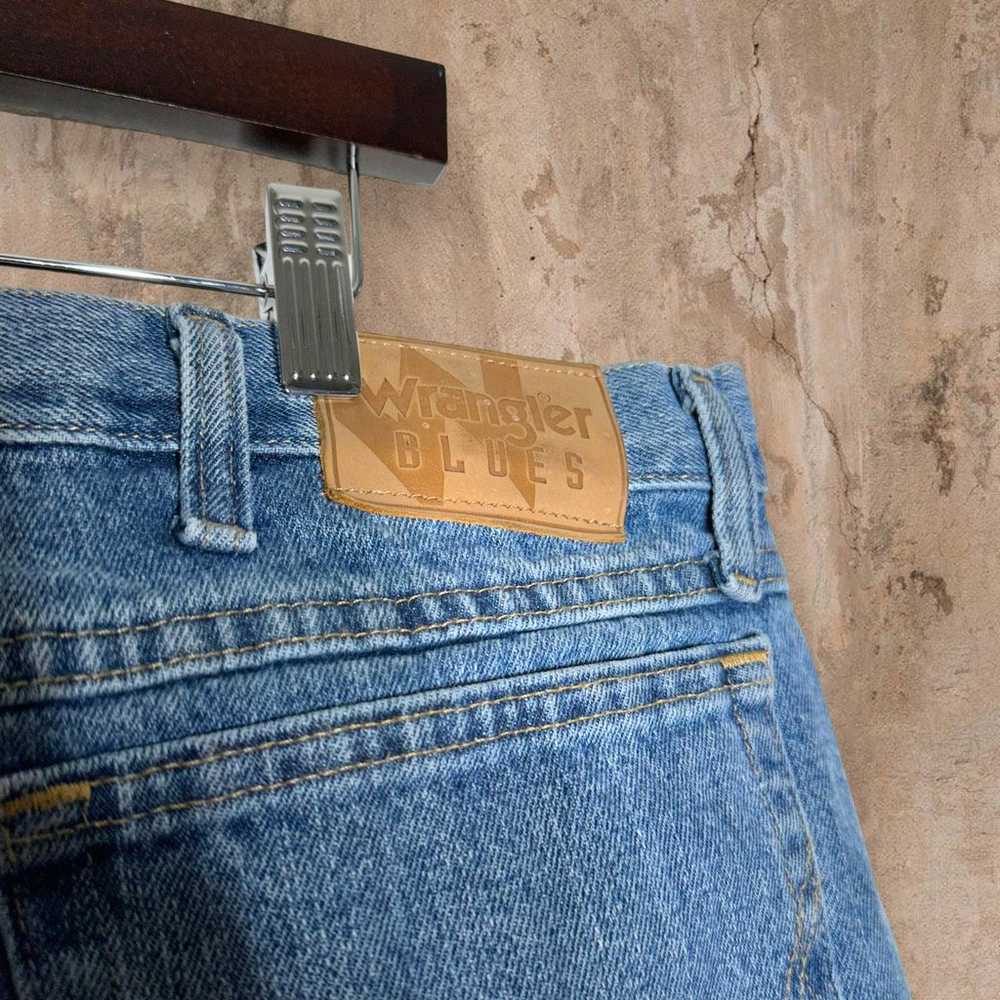 Wrangler Jeans Medium Wash Baggy Fit Work Wear De… - image 5
