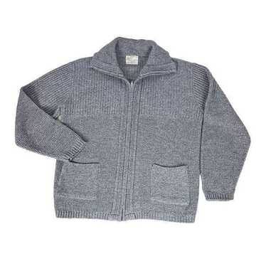 Vintage Grey Acrylic London Fog Sweater size XL Fu