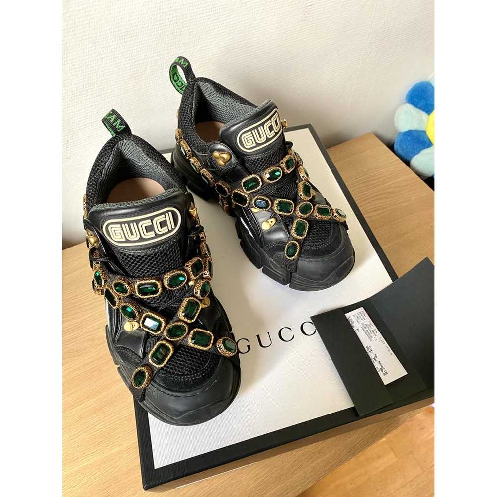 Gucci Flashtrek leather low trainers - image 2