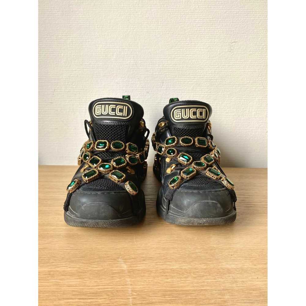 Gucci Flashtrek leather low trainers - image 4