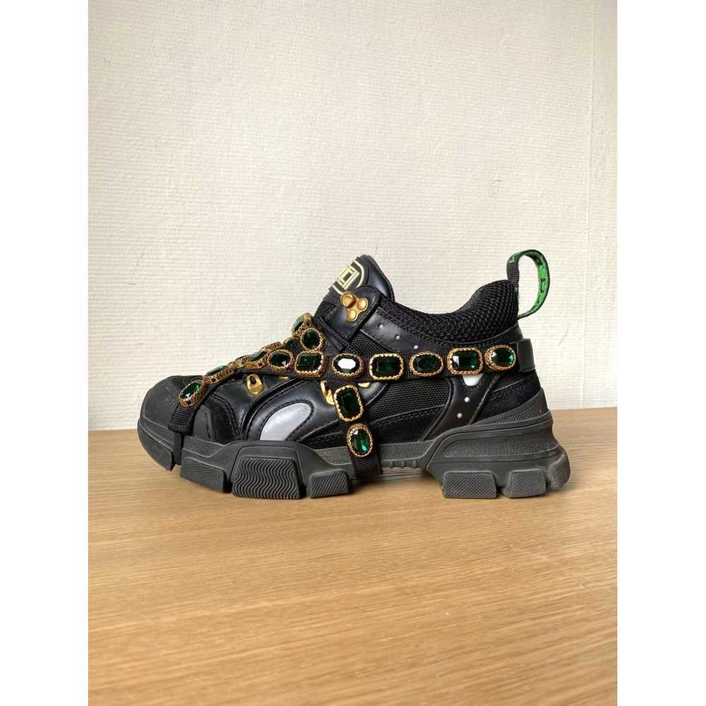 Gucci Flashtrek leather low trainers - image 5