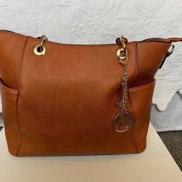 MKF Collection Bonita Tote Brown Handbag By Mia K.