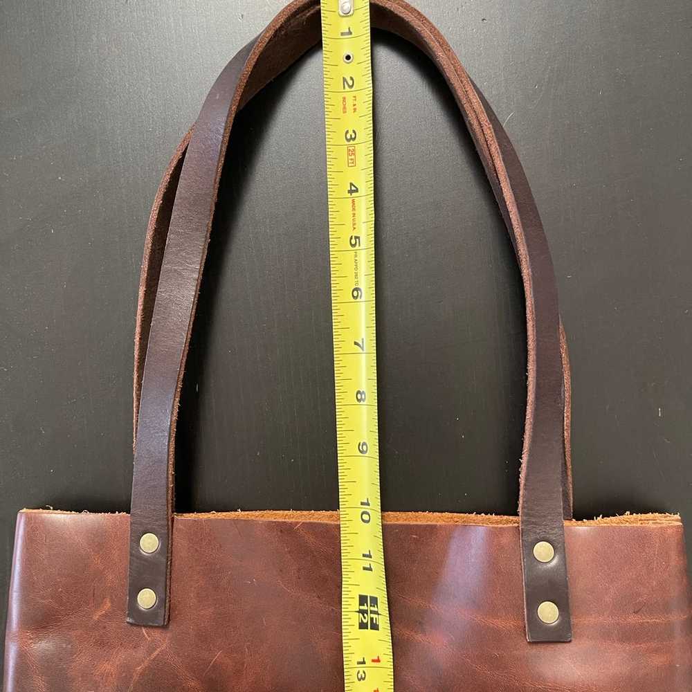 Leather tote - image 7