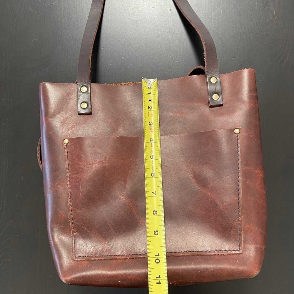 Leather tote - image 8