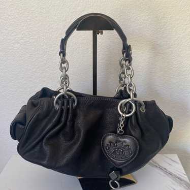 Juicy Couture Y2K black mini pouchette bag