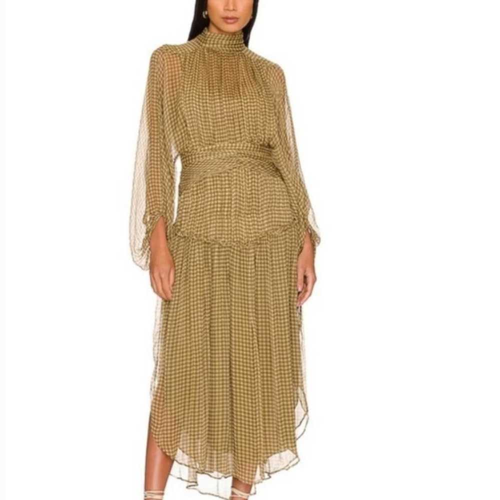 Shona Joy Silk mid-length dress - image 5