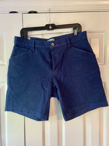 Taylor Stitch Taylor Stitch Olive Blue Shorts 33