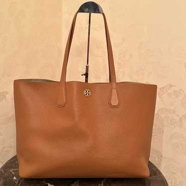 Authentic Tory Burch Pebbled Leather Tote