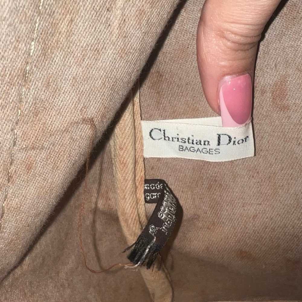 Christian Dior Bowling Cloth Handbag - Vintage - image 8