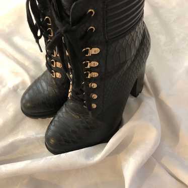 Faux Leather boots