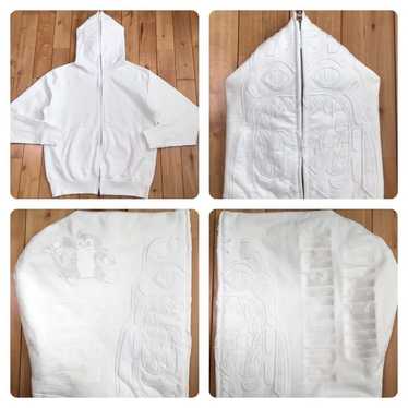 Bape 🔥NFS limited🔥 White tiger full zip hoodie B
