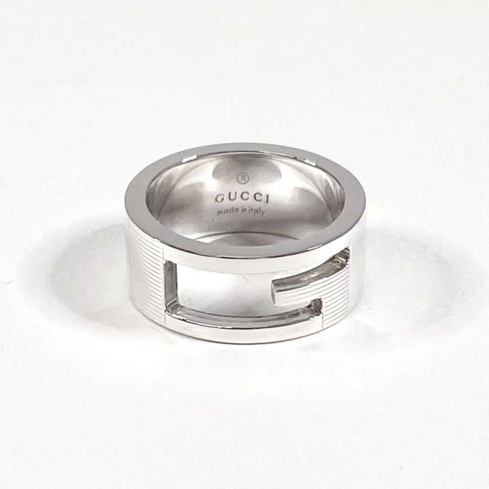 Gucci Gucci Branded Cutout G Ring, Silver 925, 9,… - image 1