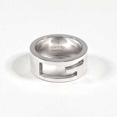 Gucci Gucci Branded Cutout G Ring, Silver 925, 9,… - image 1