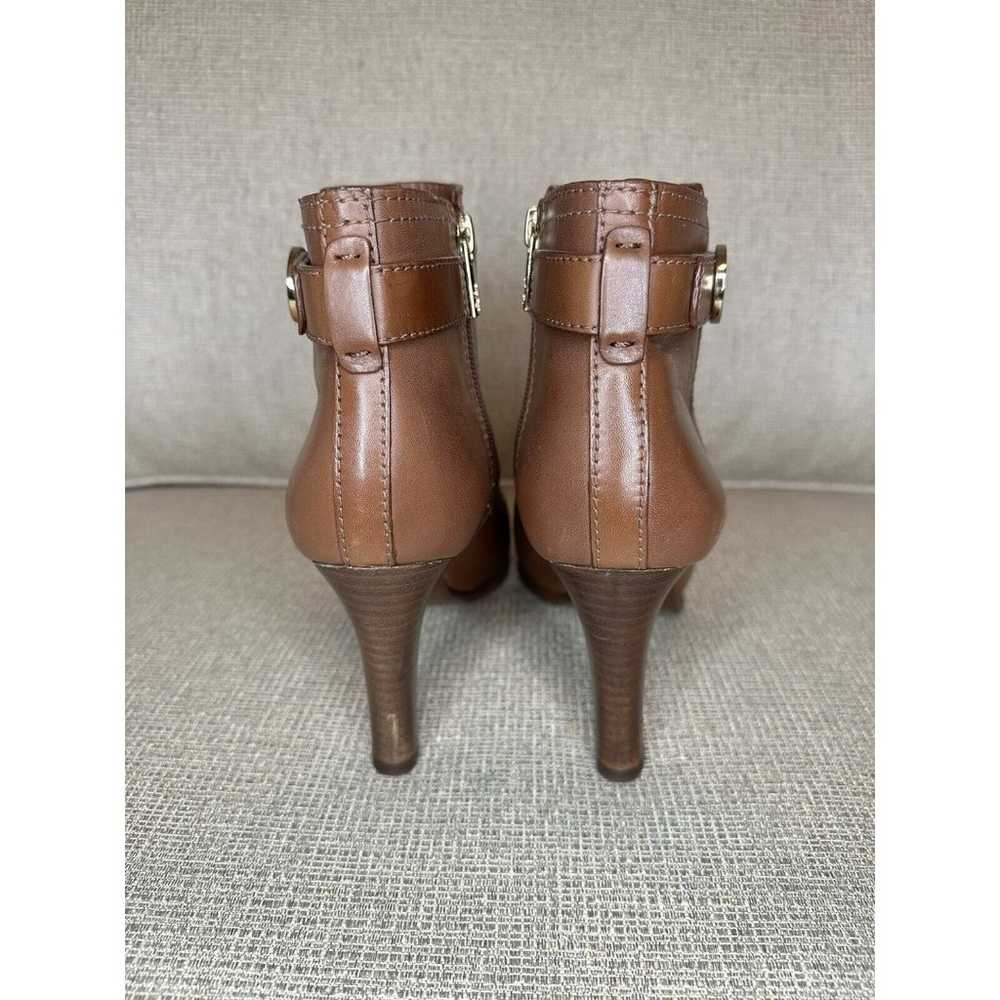 TORY BURCH Bristol Brown Leather Equestrian Ankle… - image 4