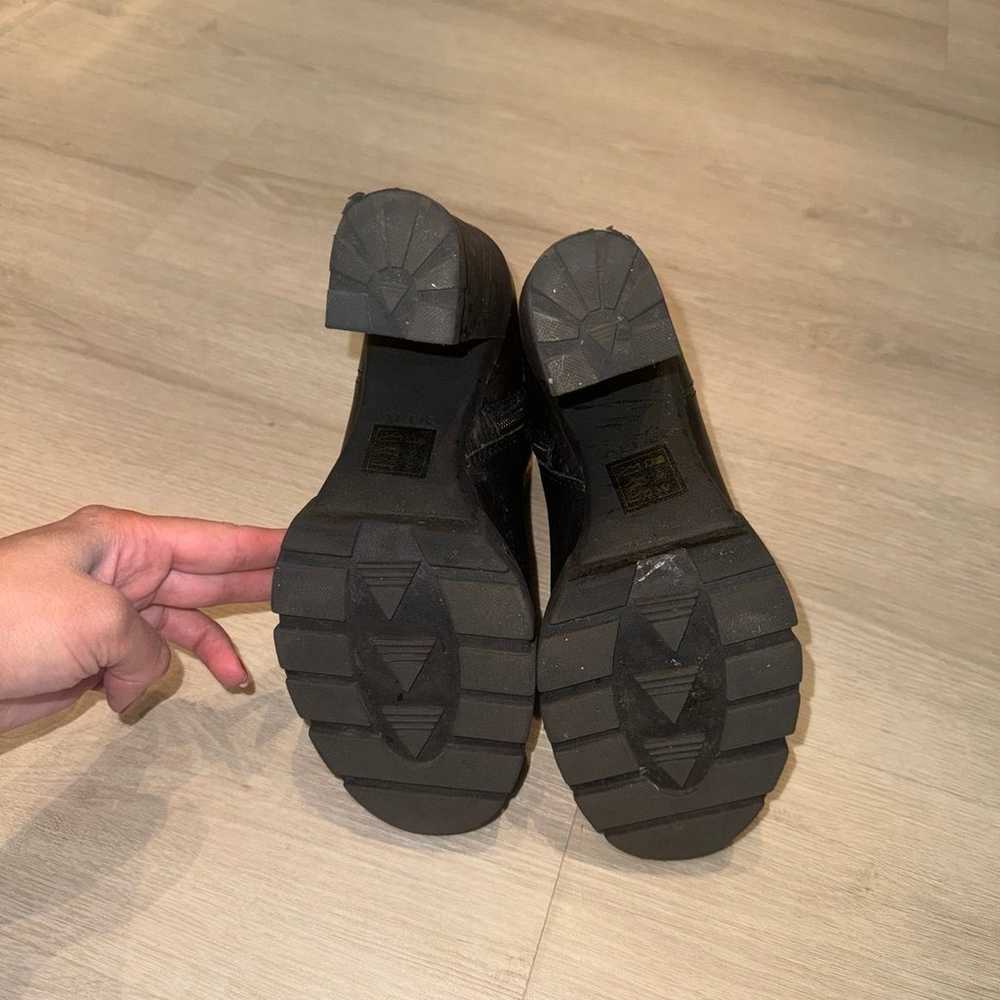 Aldo black heeled ankle Chelsea boots - image 5