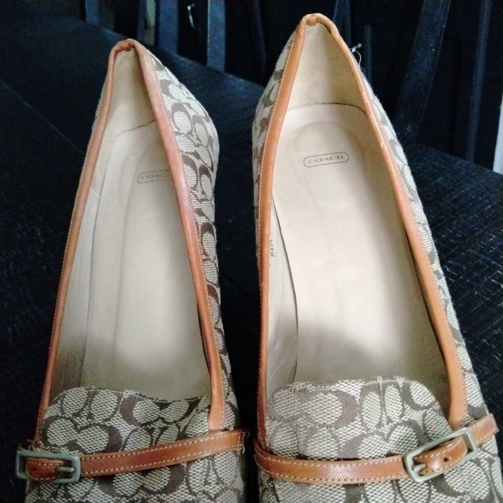 Coach Cloth heels - image 5