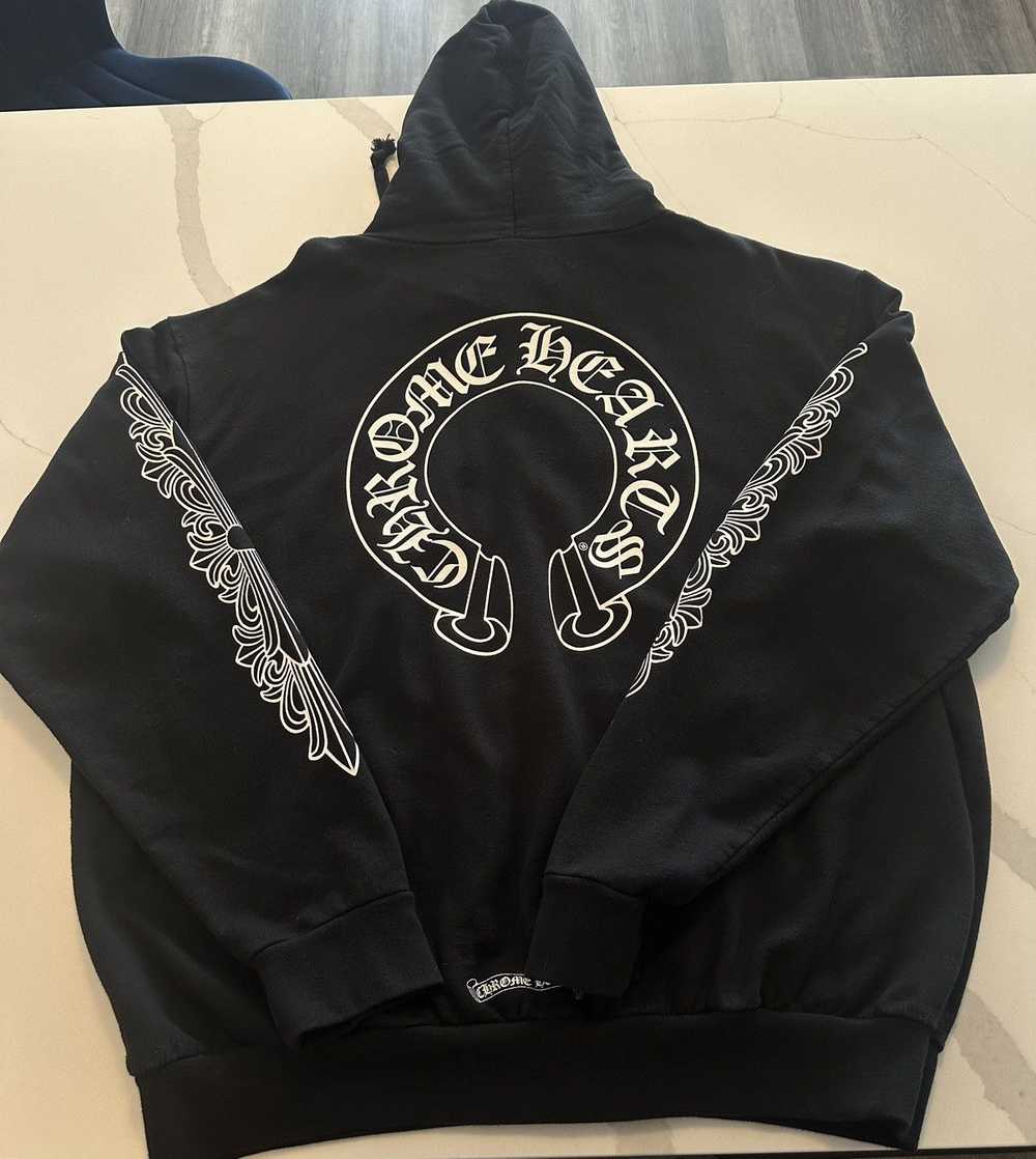 Chrome Hearts 🔥Chrome Hearts Black Horseshoe Zip… - image 2