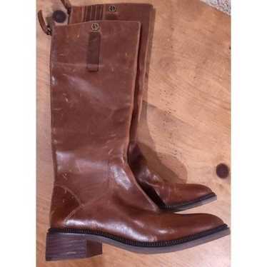 FRANCO SARTO BROWN LEATHER BECKY BOOT