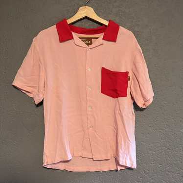 Golf Wang Rollin Dice popular Rayon Button Up