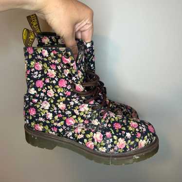 Dr. Martens floral page boots