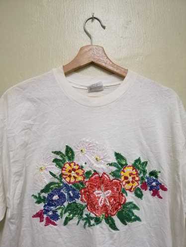 Art × Arts & Science × Hanes Vintage 80s Flowers T