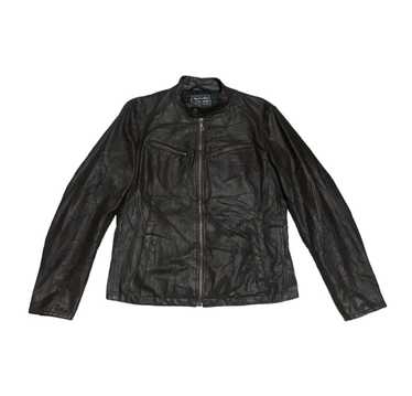 Japanese Brand × Leather Jacket × Uniqlo Uniqlo N… - image 1