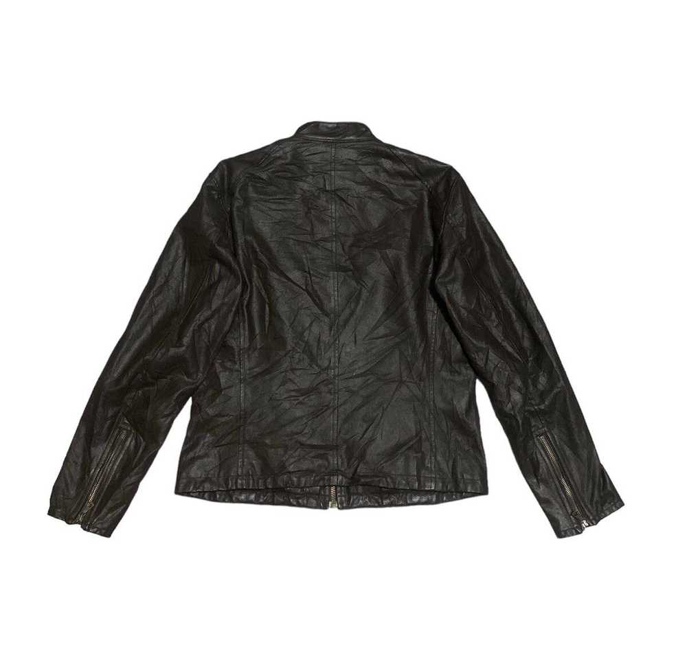 Japanese Brand × Leather Jacket × Uniqlo Uniqlo N… - image 2