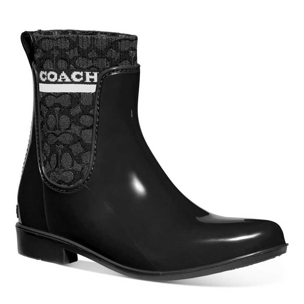 Coach Rivington rain boots Size 6 with box - image 3