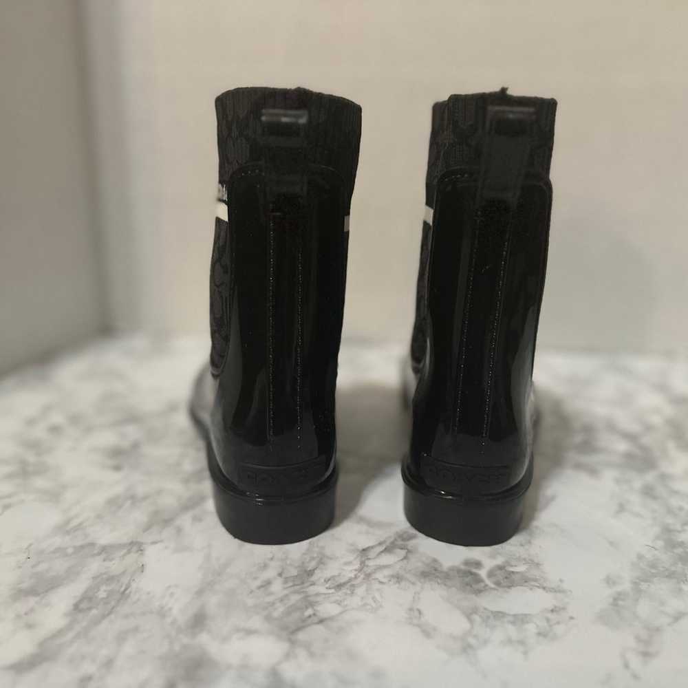 Coach Rivington rain boots Size 6 with box - image 8