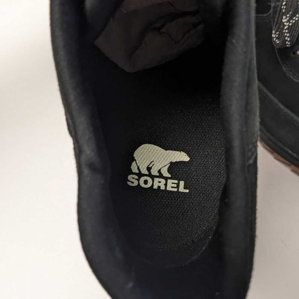 Sorel Evie Sport Lace Wedge Booties, Black Suede,… - image 5